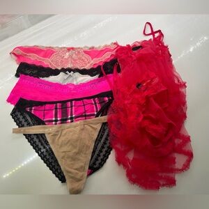 BNWT Victoria’s Secret nightie & 5 pairs of panties all size medium